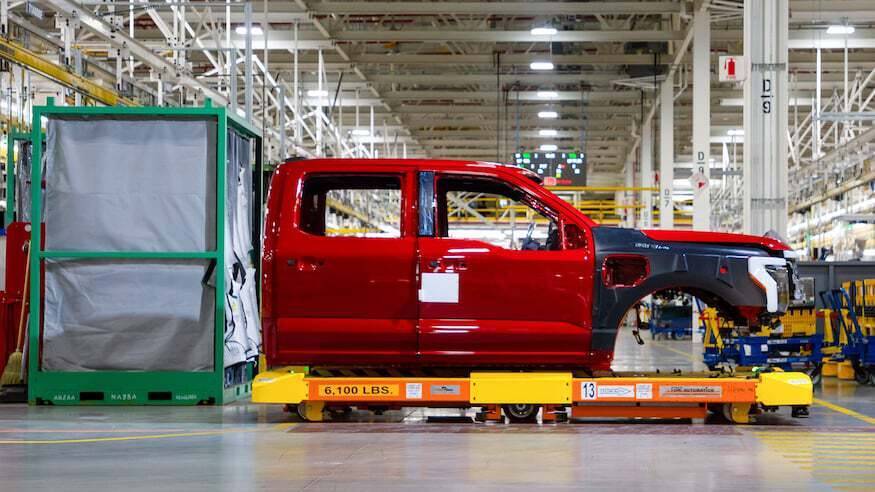 2022-ford-f-150-lightning-ligne de montage