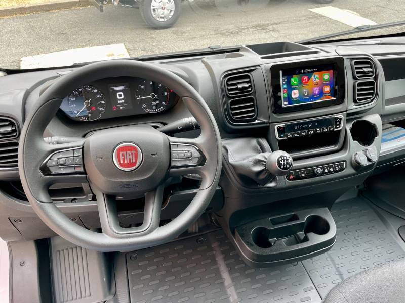 Fiat Ducato benne paysagiste intérieur