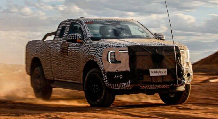 Ford Ranger III Prototype en essai