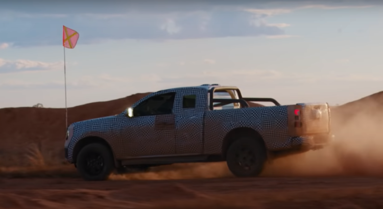 Ford Ranger Prototype dans le désert