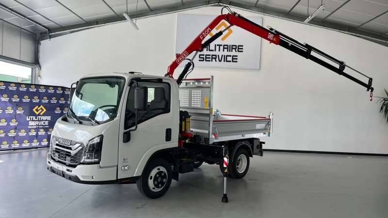 Isuzu M27 Génération 2 EURO VI - BENNE + GRUE FASSI F30