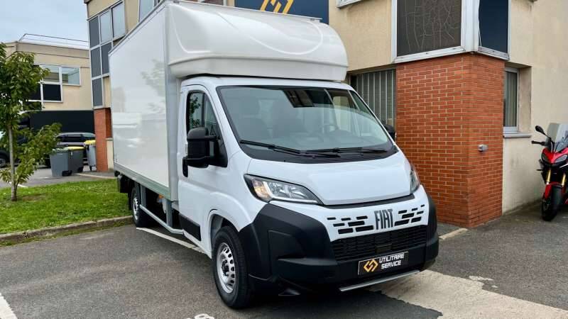 Fiat Ducato Chassis Cabine 3.5 T MAXI 180 CH - CAISSE GRAND VOLUME HAYON + AUVENT + CAPUCINE