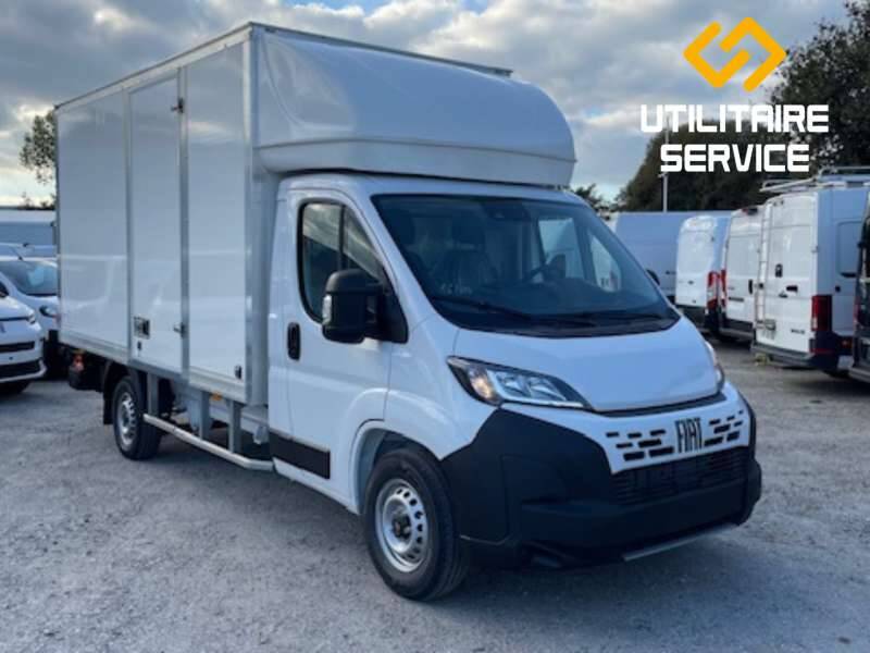 Fiat Ducato Chassis Cabine 3.5 T MAXI 180 CH - CAISSE GRAND VOLUME HAYON + AUVENT + CAPUCINE + PORTE LAT.