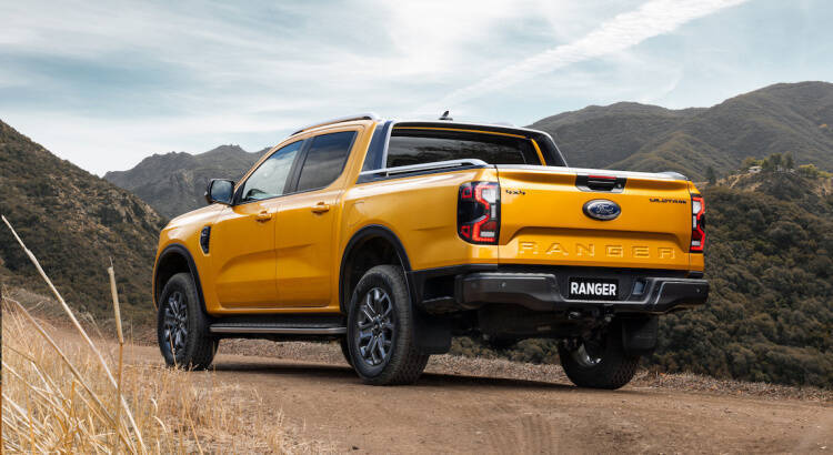 Nouveau Ford Ranger 2022 hayon arrière