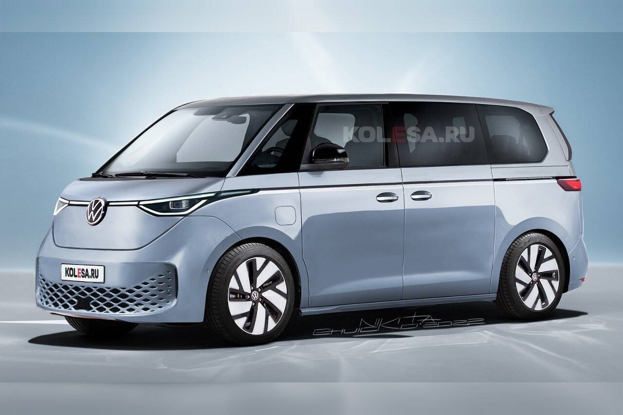 Nouveau Volkswagen ID buzz-gris zéro émission