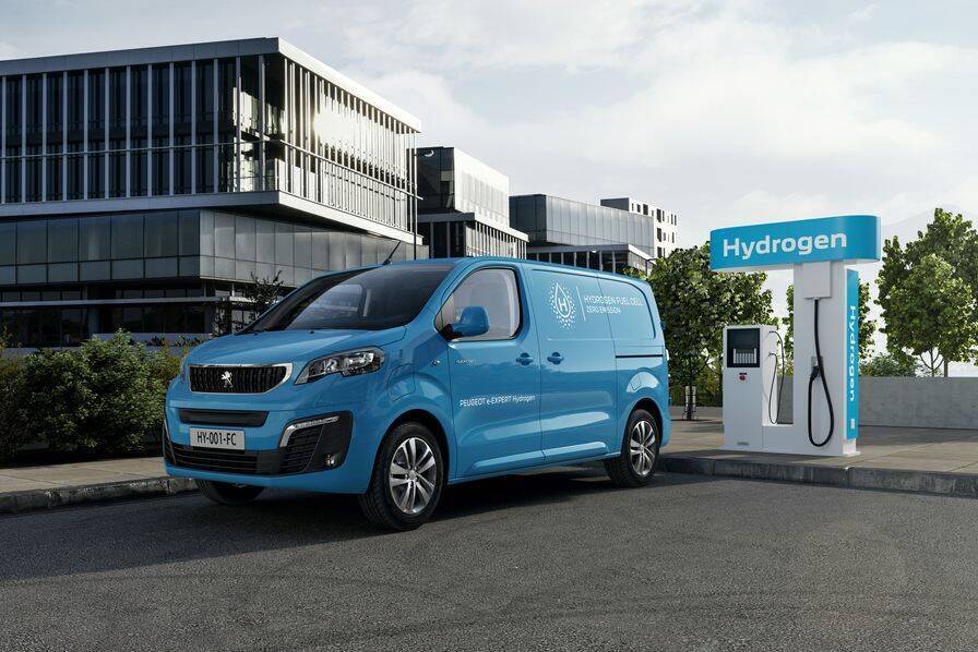 peugeot e expert - station hydrogène