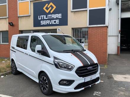 ford transit custom sport orange glow