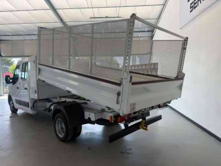Renault Master Benne Simple DC RJ3500 L3 BLUE DCI 145 BENNE COFFRE + REHAUSSES 6 PLACES