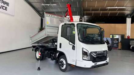 Isuzu M27 Génération 2 EURO VI - BENNE + GRUE FASSI F30