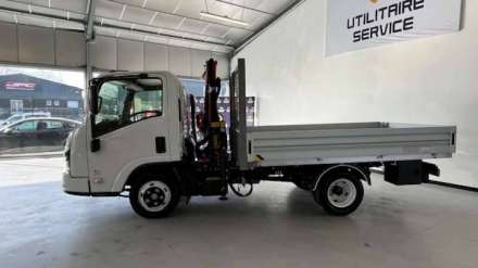 Isuzu M27 F - Génération 2 EURO VI 3L 150 CV - PLATEAU ALU 3M30+ GRUE PK 2900B