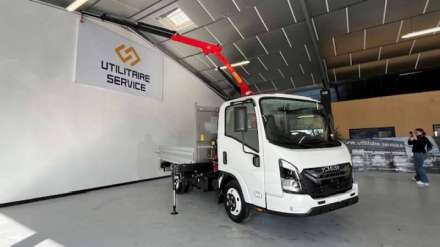 Isuzu M27 F - Génération 2 EURO VI 3L 150 CV - PLATEAU ALU 3M30+ GRUE PK 2900B