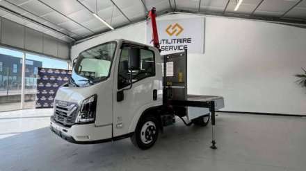 Isuzu M27 F - Génération 2 EURO VI 3L 150 CV - PLATEAU ALU 3M30+ GRUE PK 2900B