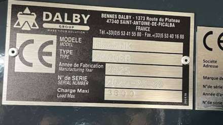 Isuzu M30 5.2 190 CH - empattement H - BRAS AMPLIROLL DALBY + COFFRE